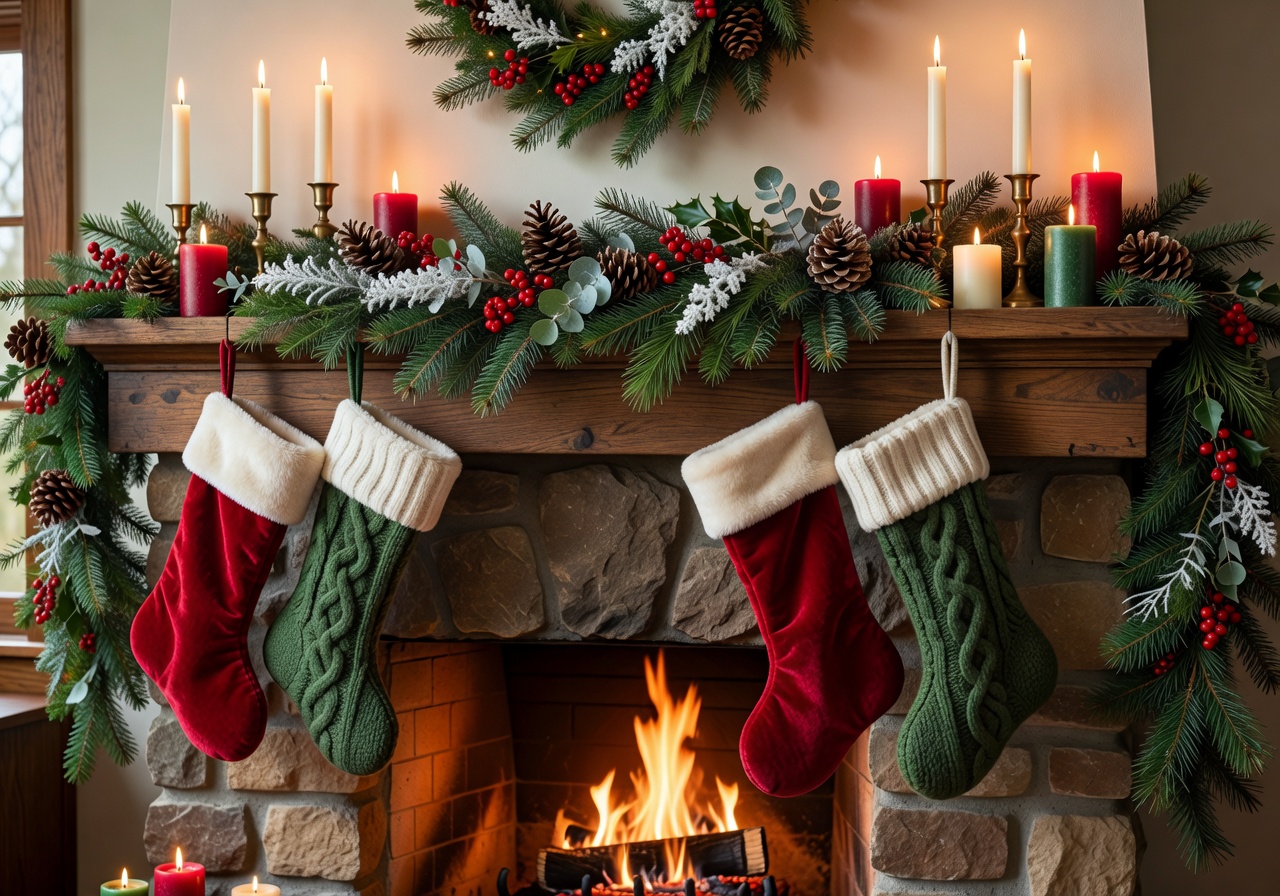 Sparkling Christmas advent calendar with golden numbered doors and twinkling lights